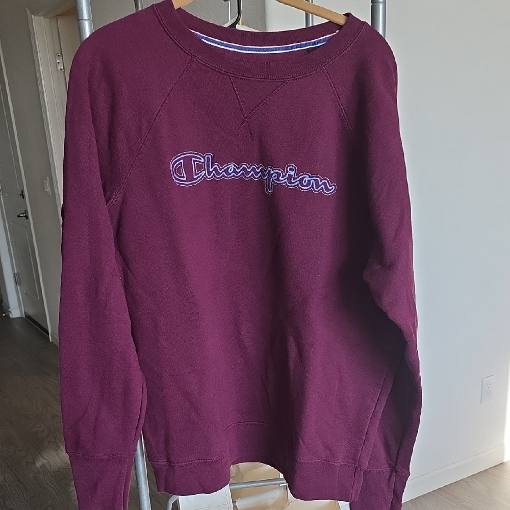 Champion Maroon Crewneck Sweatshirt